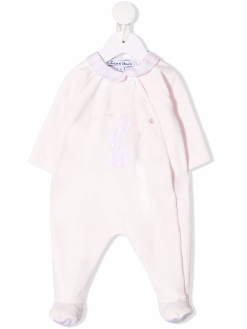 Tartine Et Chocolat peter pan collar pajamas - Pink von Tartine Et Chocolat