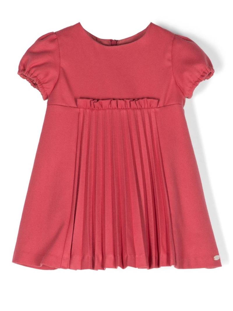 Tartine Et Chocolat pleated ruffle-trim dress - Pink von Tartine Et Chocolat