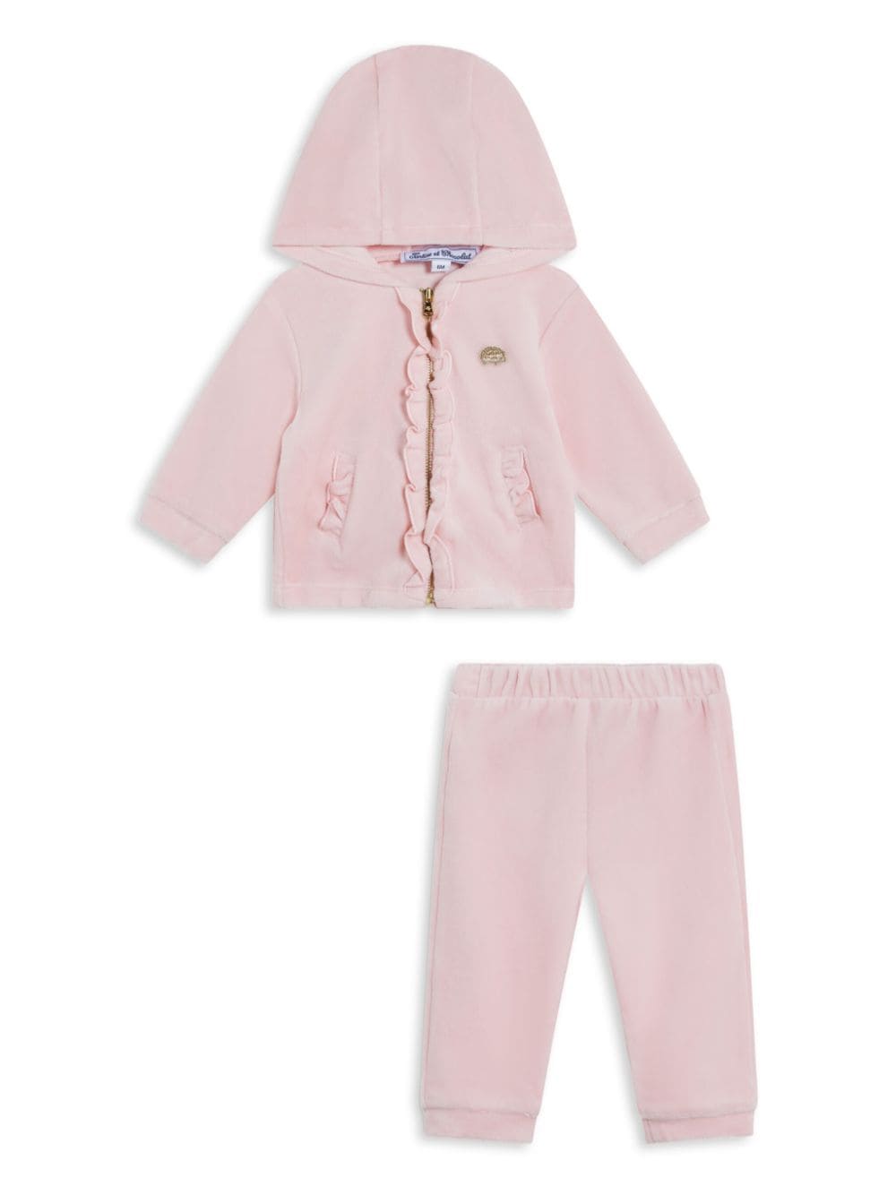 Tartine Et Chocolat ruffle detailing tracksuit set - Pink von Tartine Et Chocolat