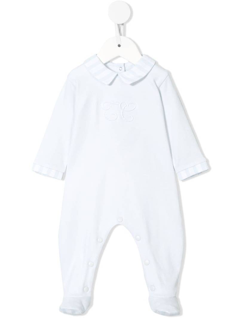 Tartine Et Chocolat ruffle trim romper - White von Tartine Et Chocolat