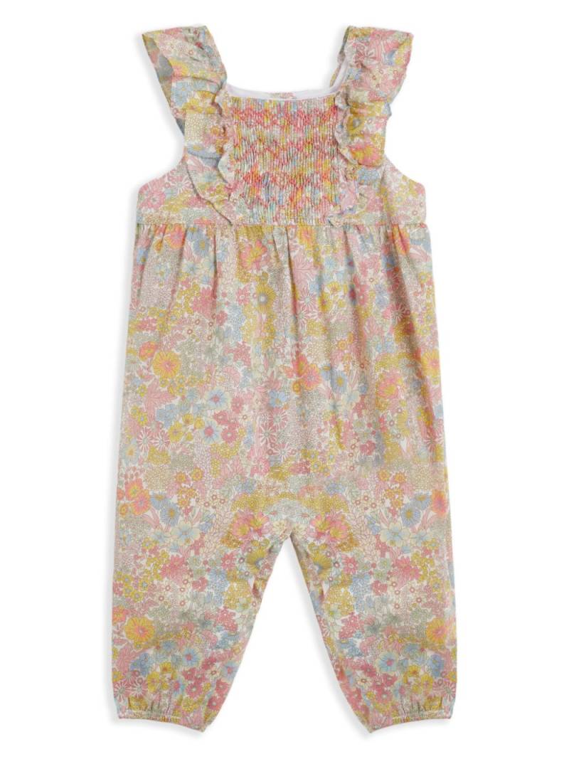 Tartine Et Chocolat ruffled Liberty-fabric romper - Pink von Tartine Et Chocolat