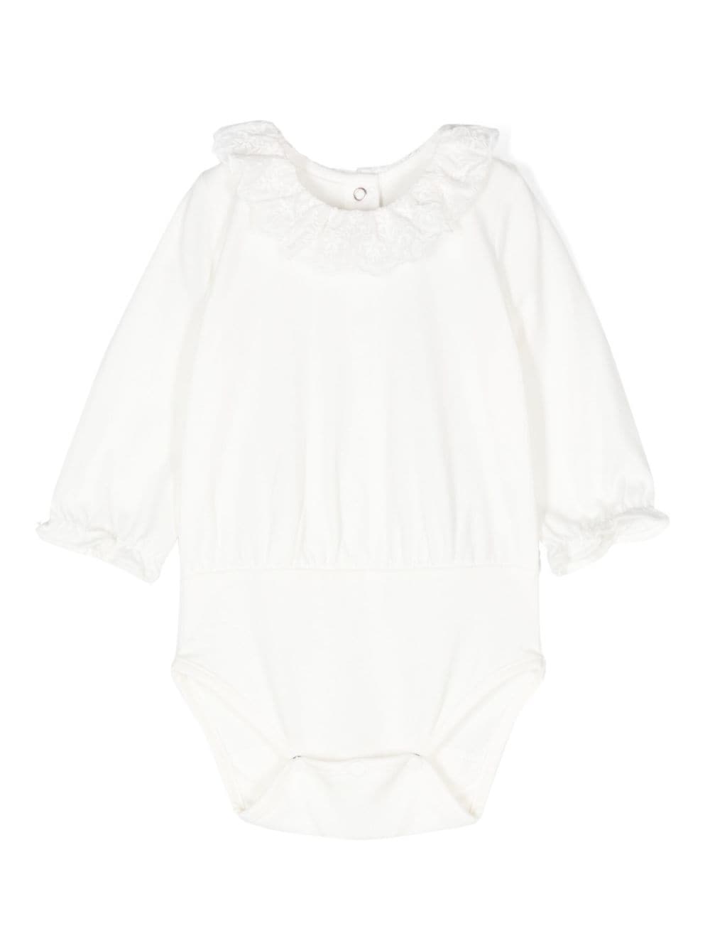 Tartine Et Chocolat ruffled-collar body - White von Tartine Et Chocolat