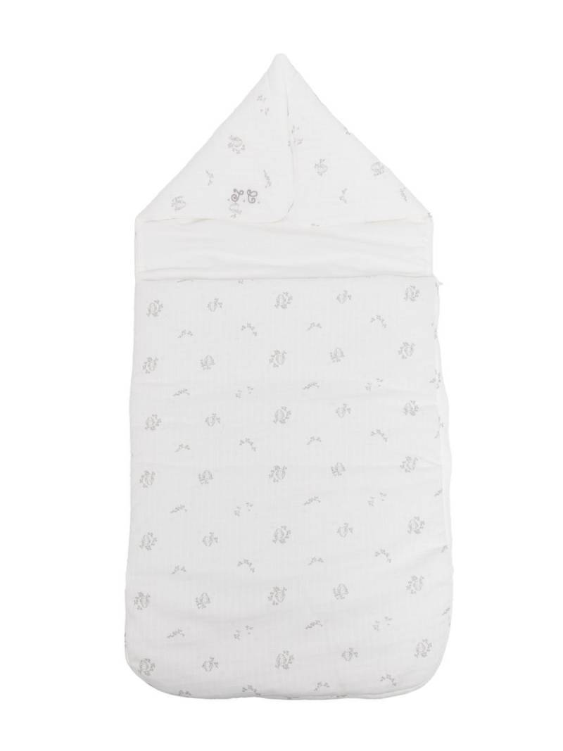 Tartine Et Chocolat sketch-print cotton sleep bag - White von Tartine Et Chocolat