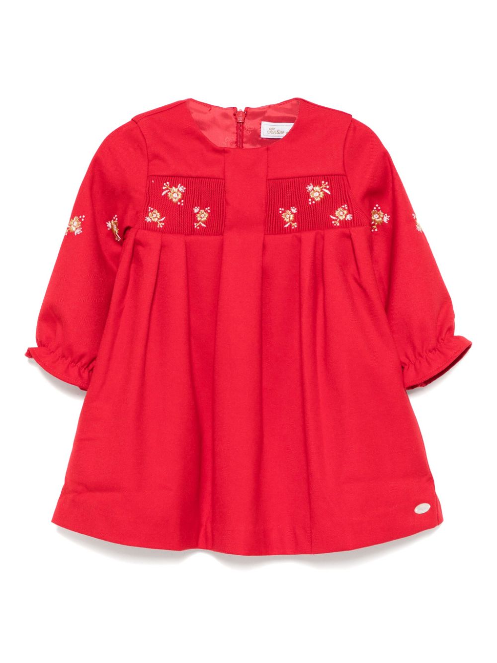 Tartine Et Chocolat smock brode dress - Red von Tartine Et Chocolat