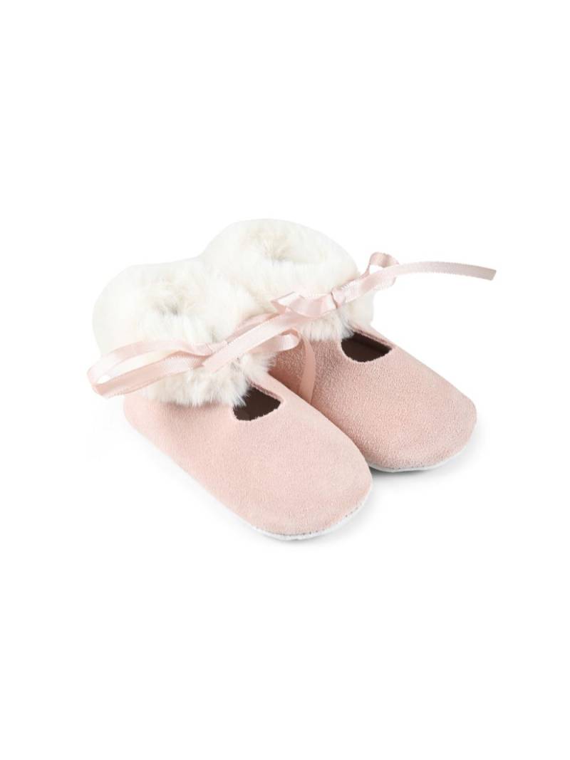 Tartine Et Chocolat suede ballerina shoes - Pink von Tartine Et Chocolat