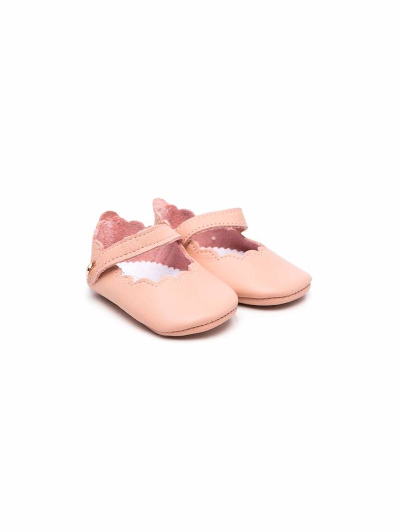 Tartine Et Chocolat touch-strap ballerina shoes - Pink von Tartine Et Chocolat