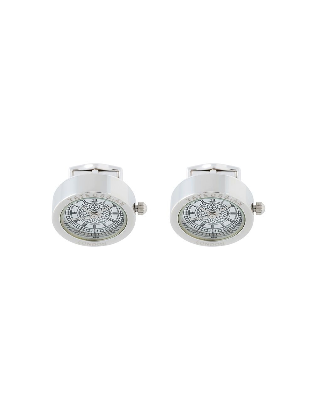 Tateossian Big Ben watch cufflinks - Metallic von Tateossian