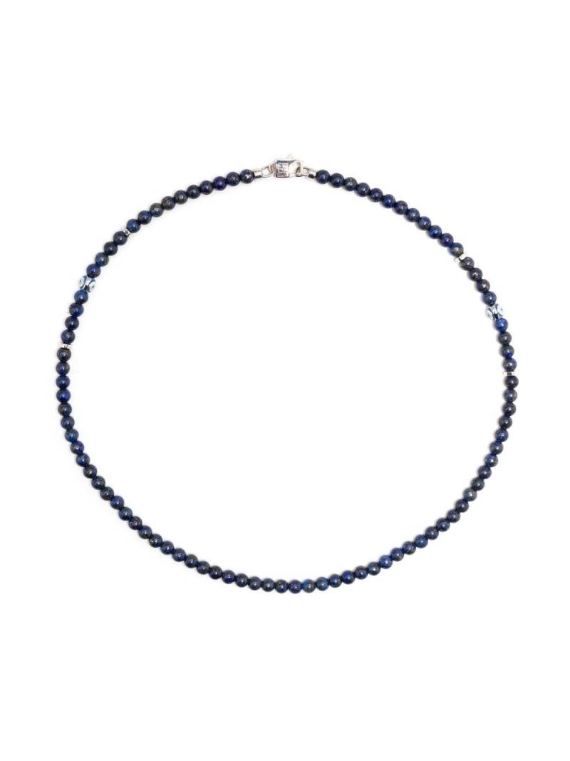 Tateossian Evil Eye double wrap bracelet - Blue von Tateossian