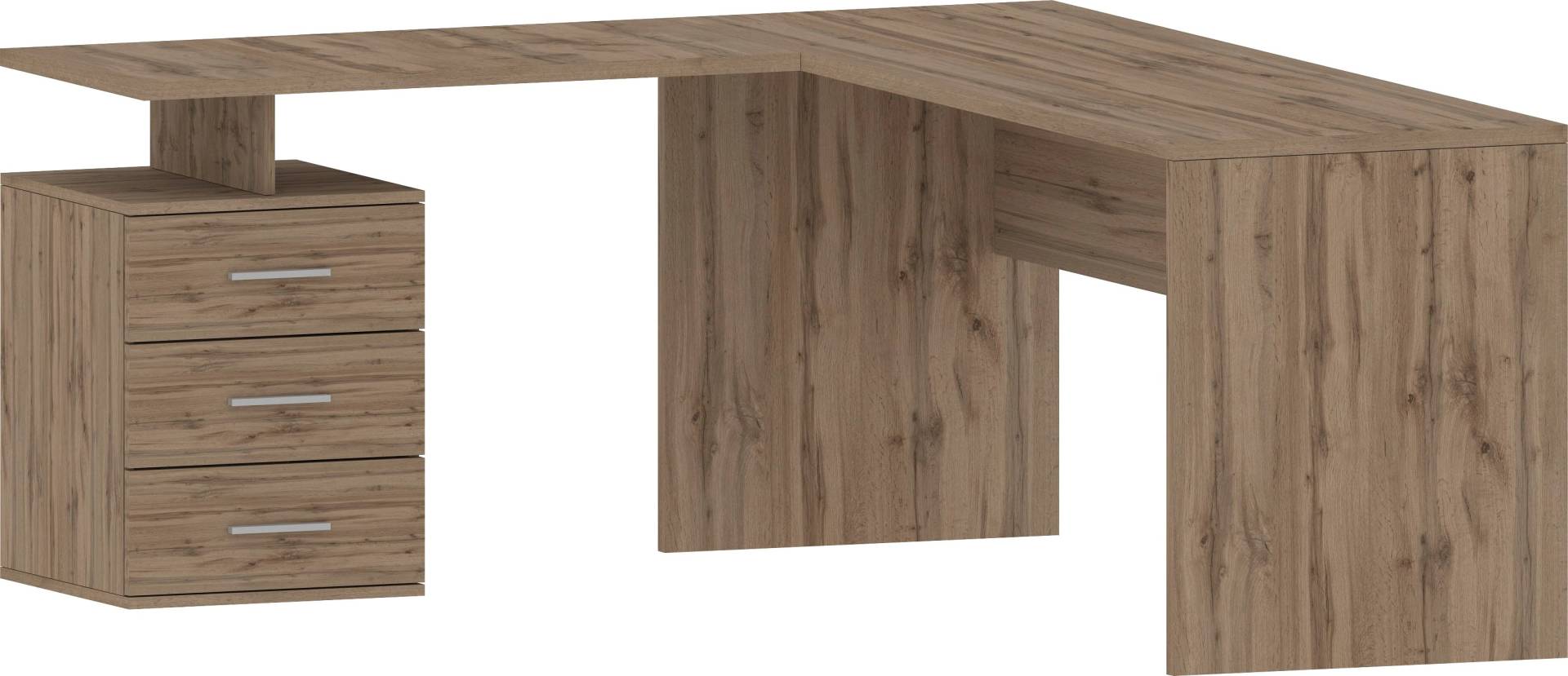 INOSIGN Eckschreibtisch »New Selina«, Schreibtisch, Schubkästen, mit oder ohne Monitoraufsatz, B 180/160 cm INOSIGN Eckschreibtisch »New Selina«, Schreibtisch, Schubkästen, mit oder ohne Monitoraufsatz, B 180/160 cm von INOSIGN