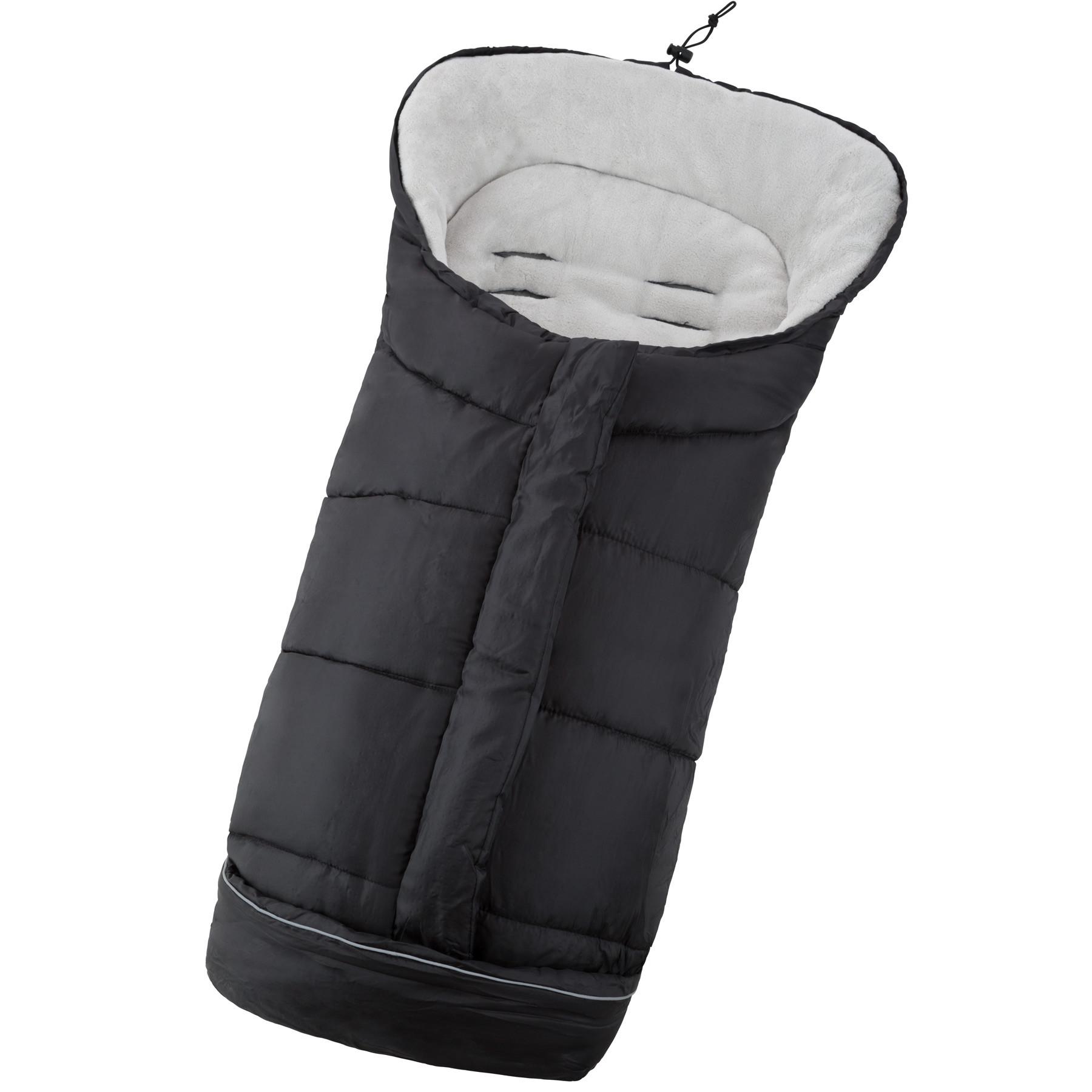 Tectake - Fusssack mit Thermofüllung, Schwarz von Tectake