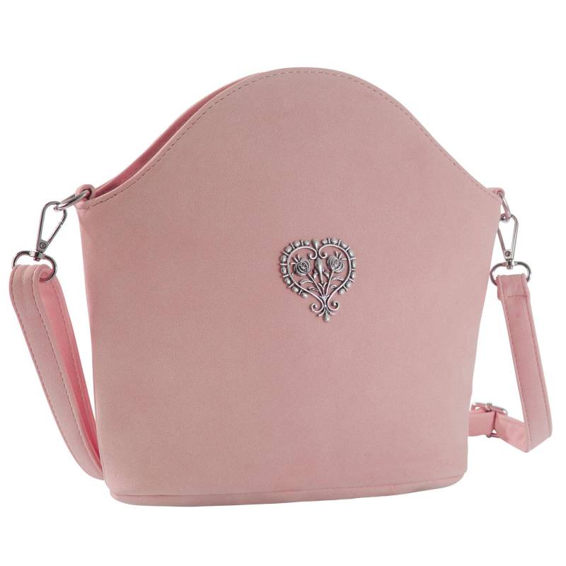 Handtasche Blütenherz Damen Rosa M von Tectake