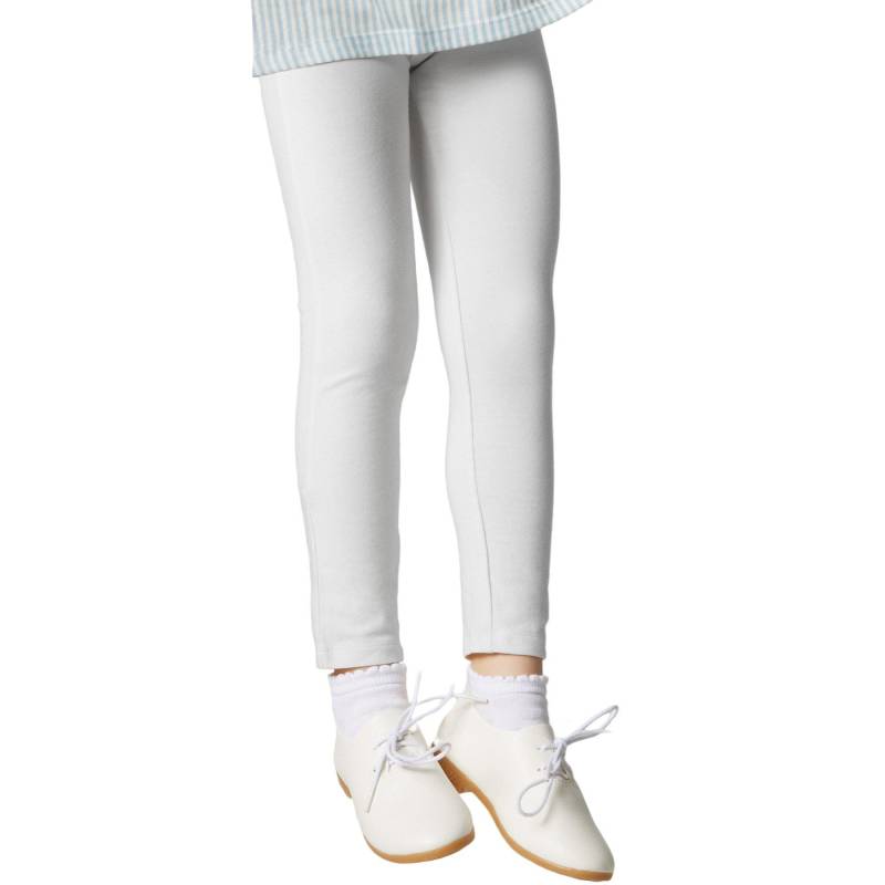 Leggings Kinder Mädchen Weiss 116 von Tectake