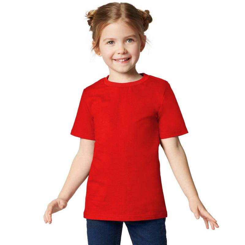 T-shirt Kinder Jungen Rot 116 von Tectake