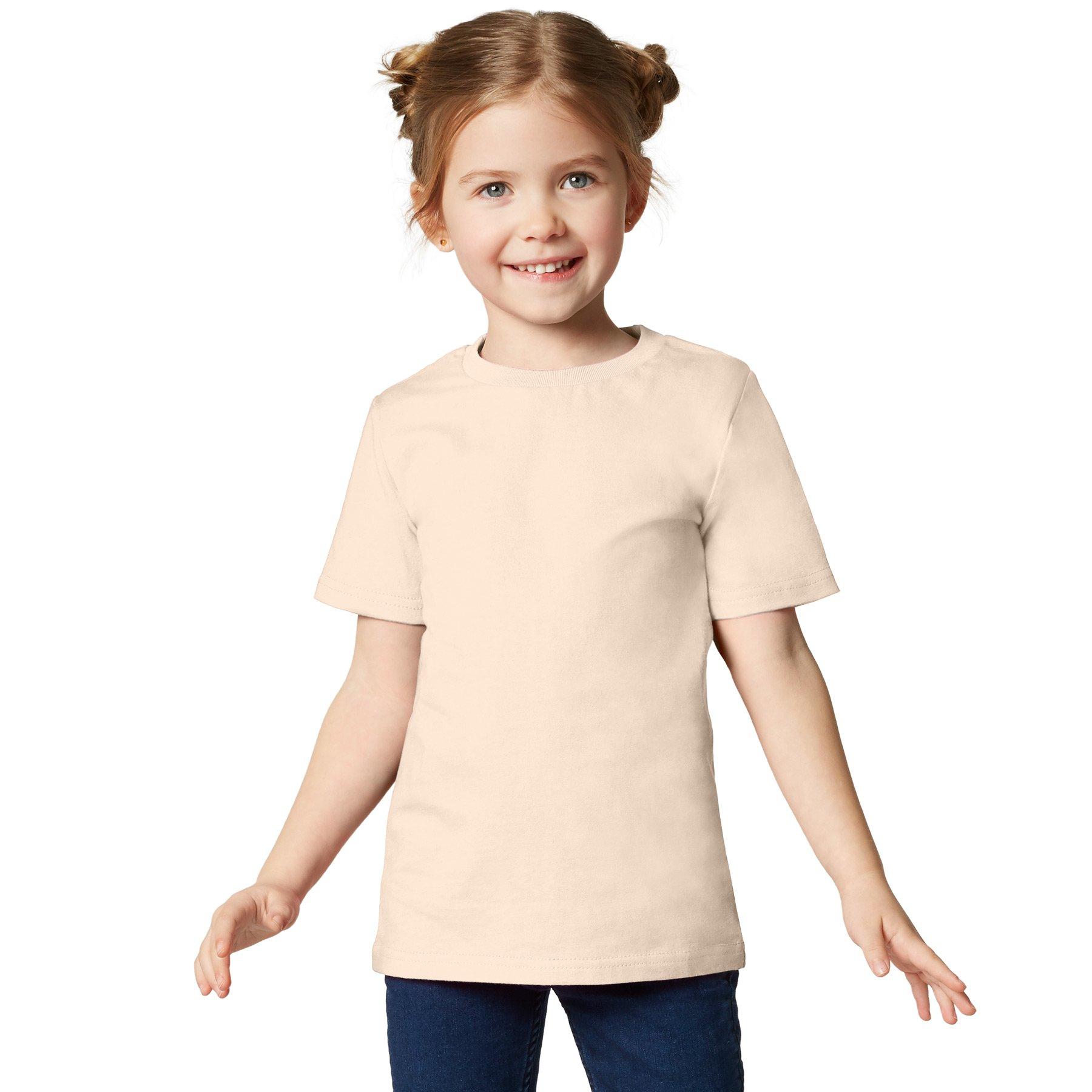 T-shirt Kinder Jungen Beige 140 von Tectake