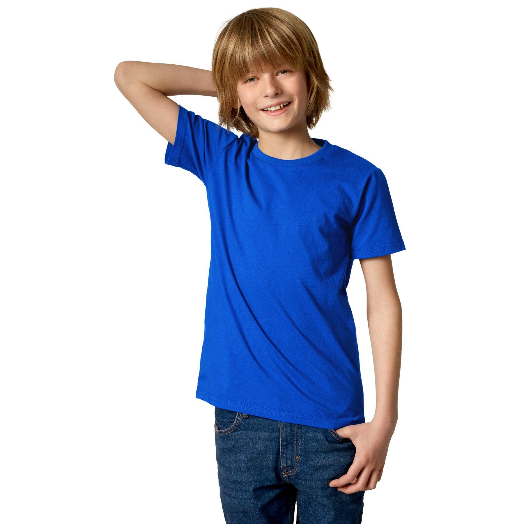 T-shirt Kinder Jungen Blau 140 von Tectake