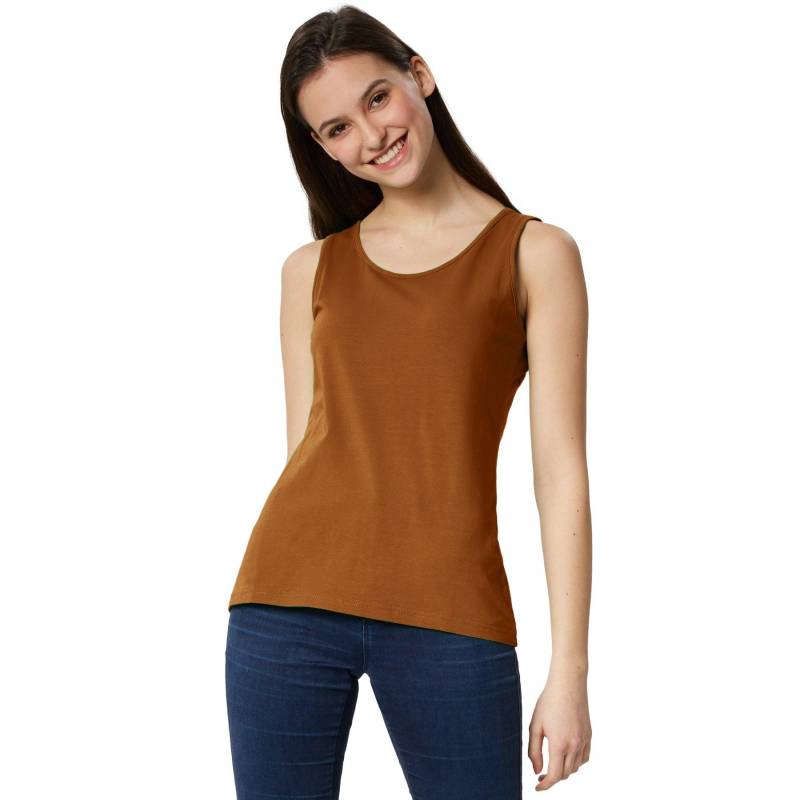 Top Damen Braun L von Tectake