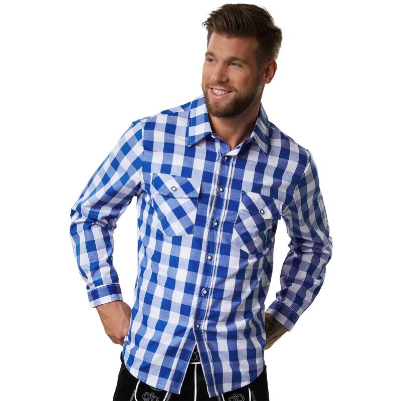 Hemd Fridl Herren Blau L von Tectake