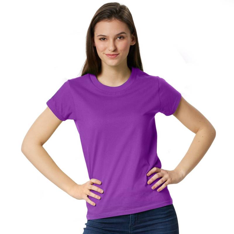 T-shirt Frauen Damen Lila M von Tectake