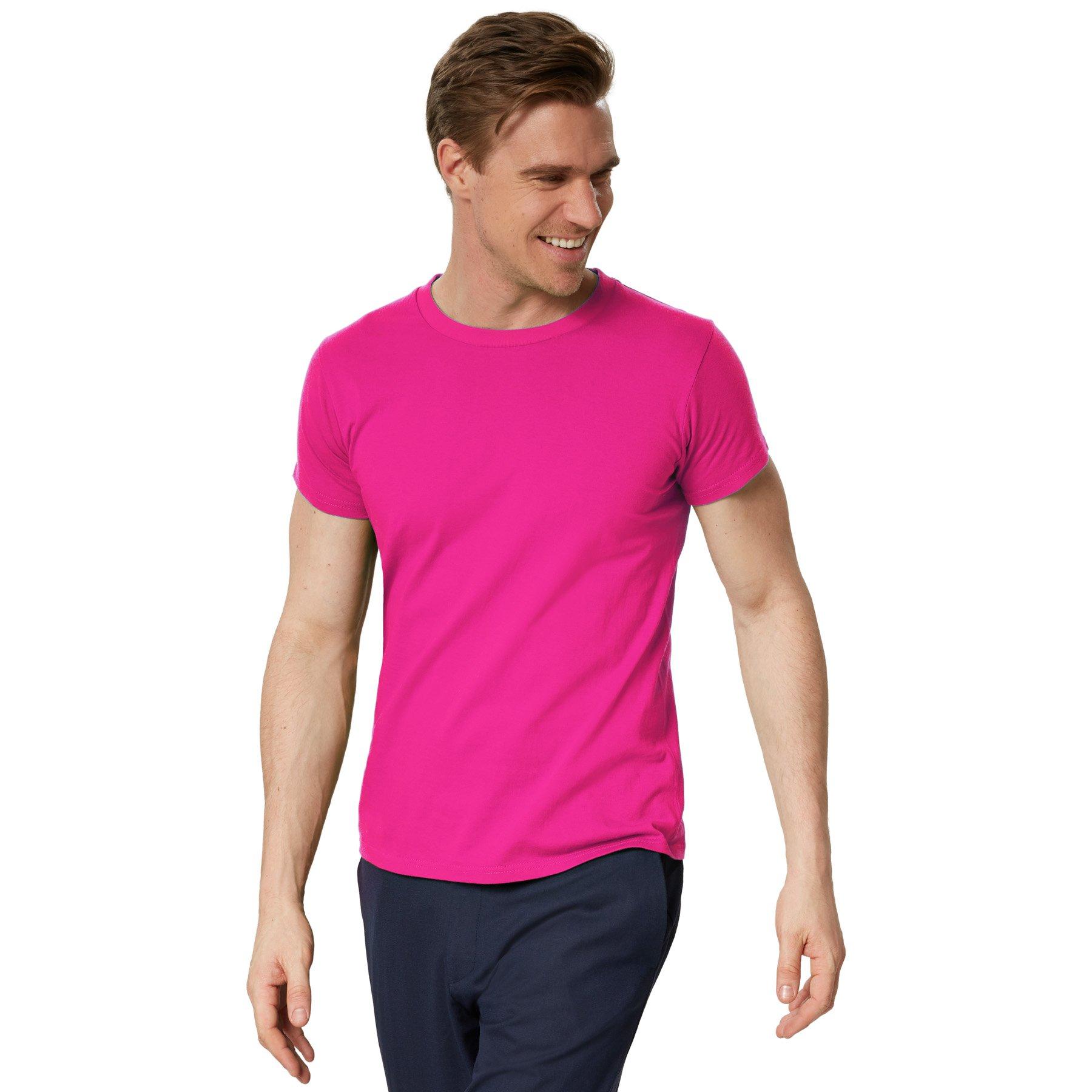 T-shirt Männer Herren Pink M von Tectake