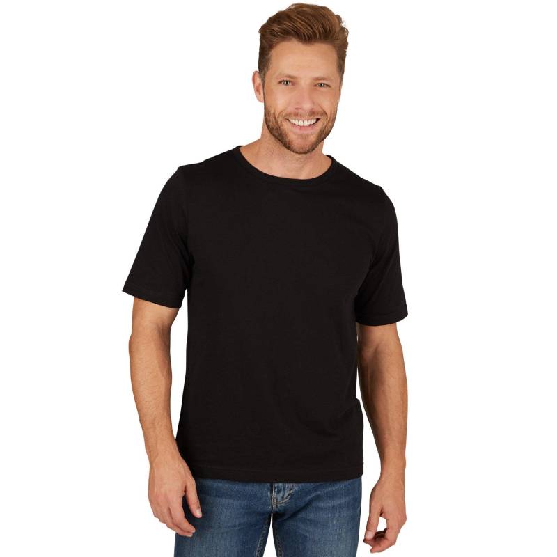 T-shirt Mit Rundhals-ausschnitt Herren Schwarz S von Tectake