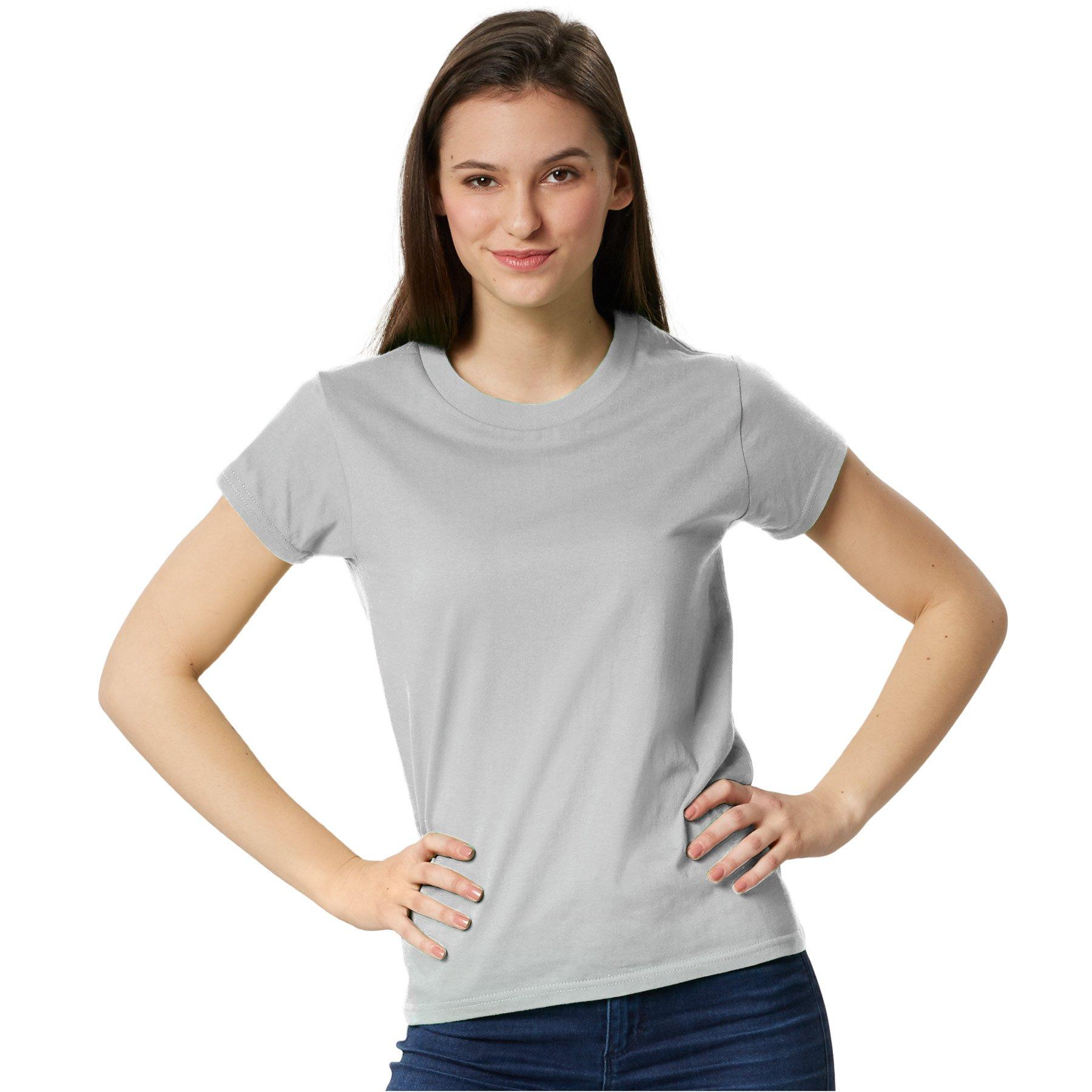 T-shirt Frauen Damen Perlgrau XL von Tectake