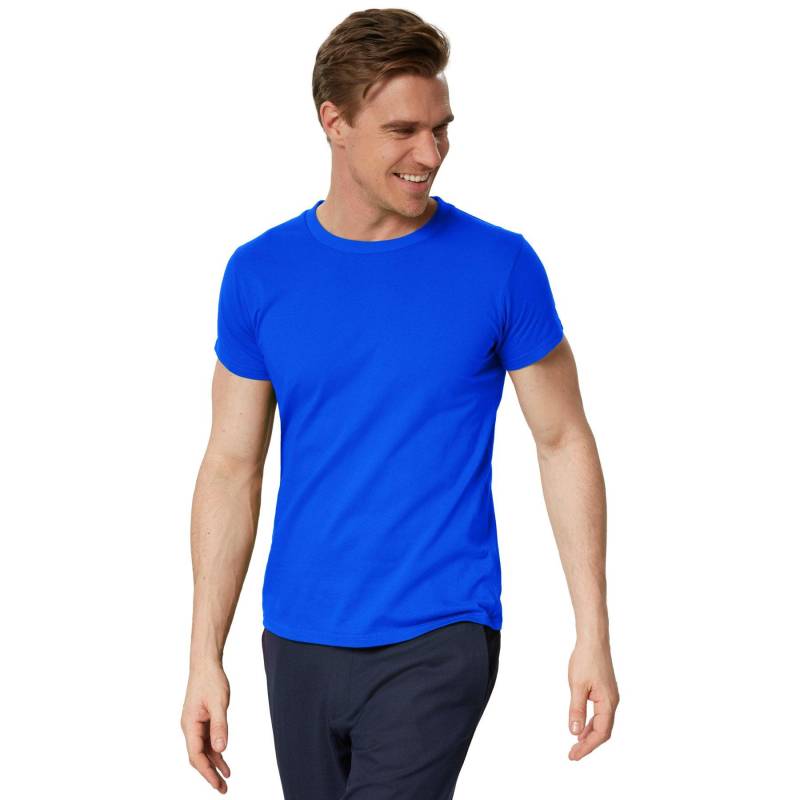 T-shirt Männer Herren Blau XXL von Tectake