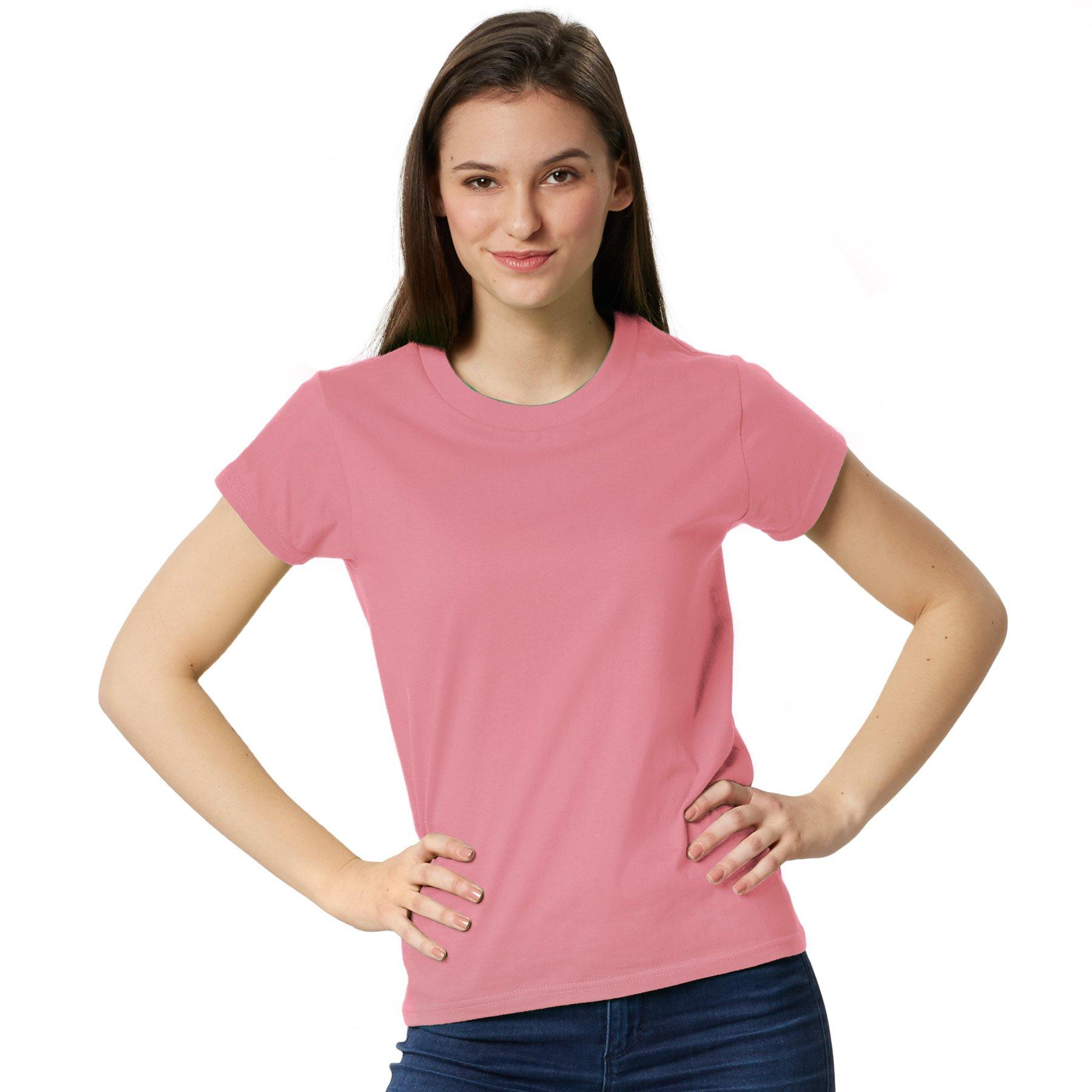 T-shirt Frauen Damen Rosa L von Tectake