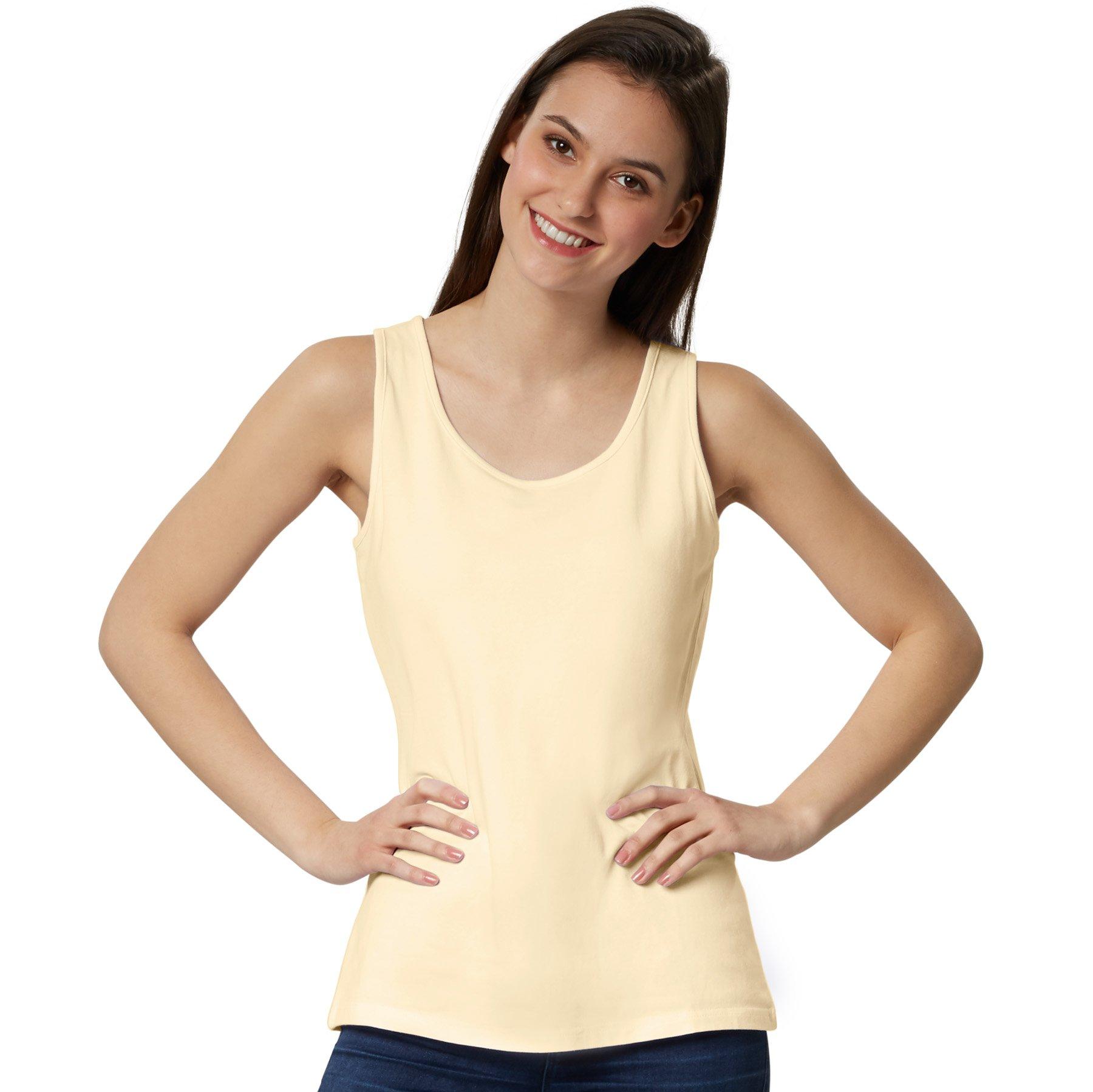 Top Damen Beige S von Tectake