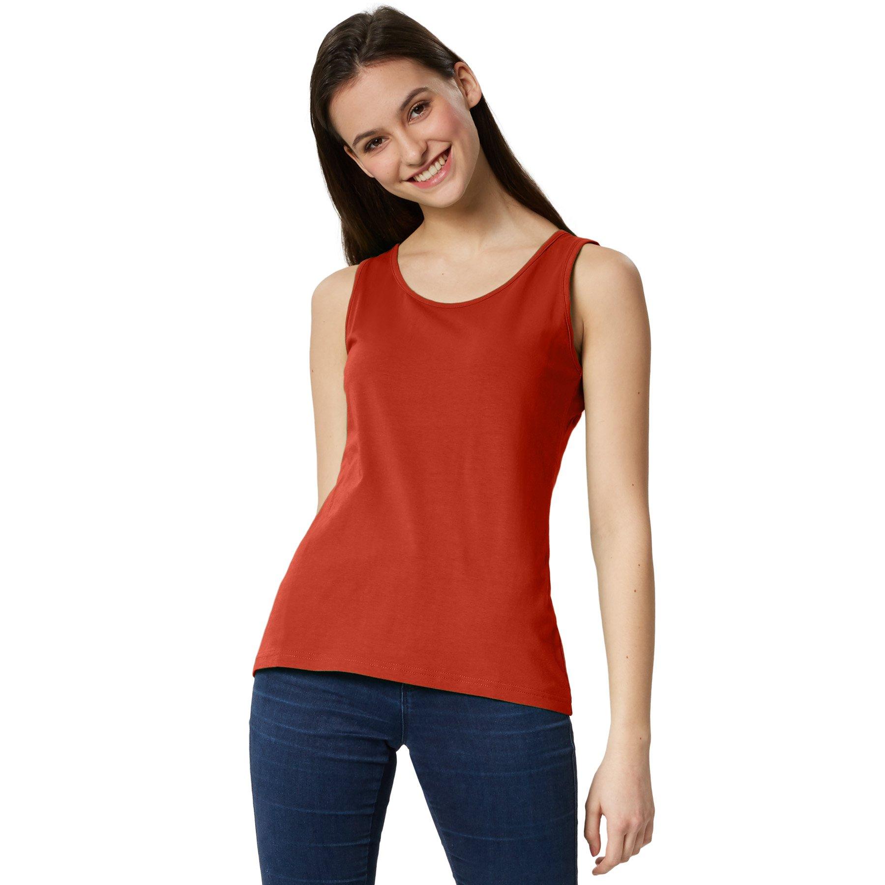 Top Damen Weinrot XL von Tectake