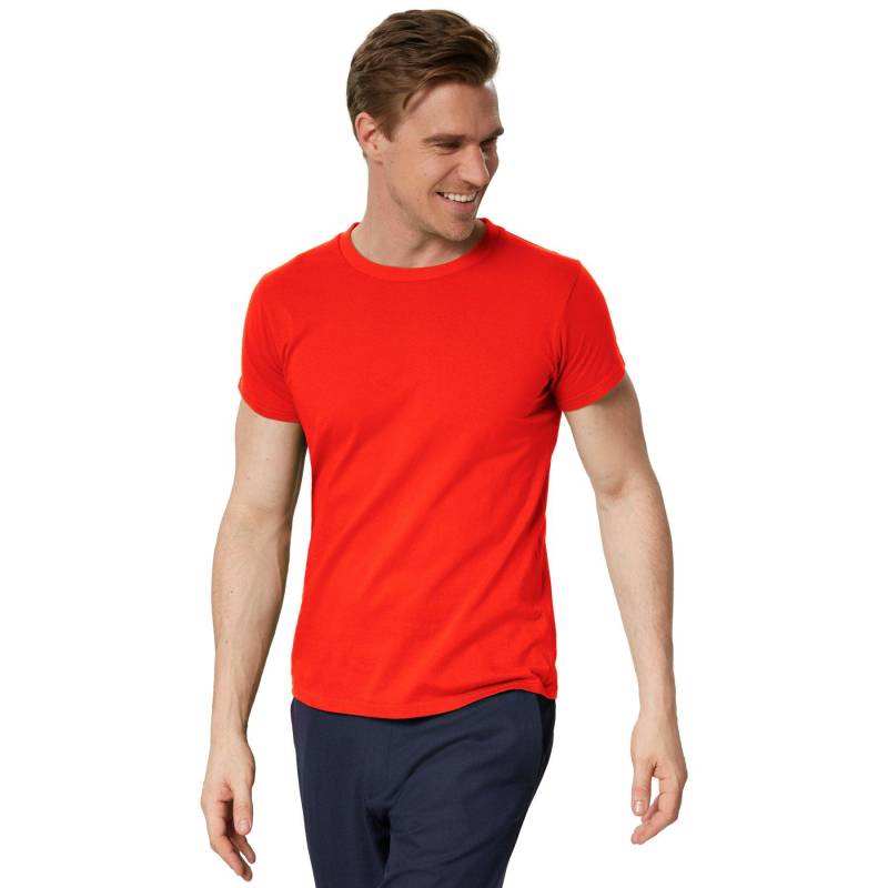 T-shirt Männer Herren Rot M von Tectake