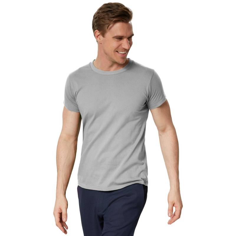 T-shirt Männer Herren Perlgrau M von Tectake