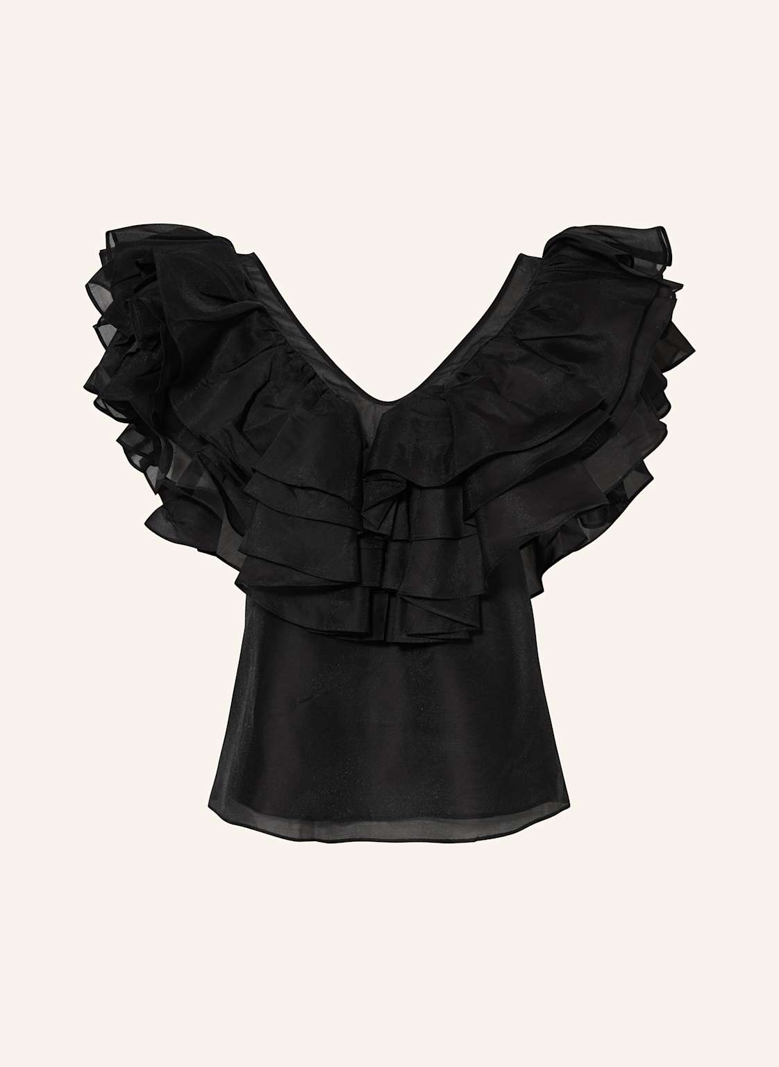 Ted Baker Blusentop Calonda Mit Volants schwarz von Ted Baker