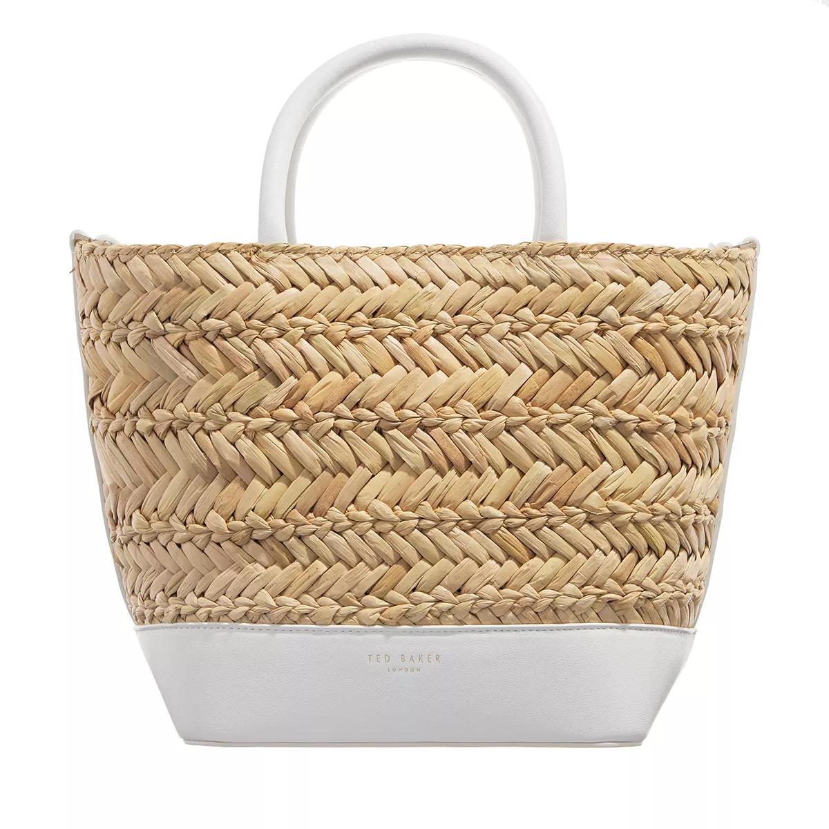 Ted Baker Henkeltasche - Ivelie Medium Raffia Weave Tote - Gr. unisize - in Beige - für Damen von Ted Baker