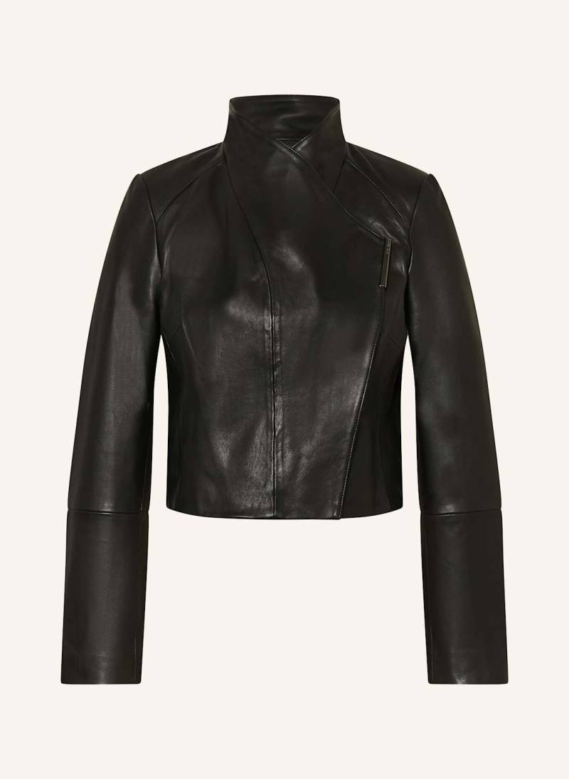 Ted Baker Lederjacke Riyoze schwarz von Ted Baker