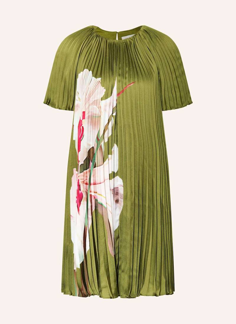 Ted Baker Plisseekleid Vinlaa Aus Satin gruen von Ted Baker