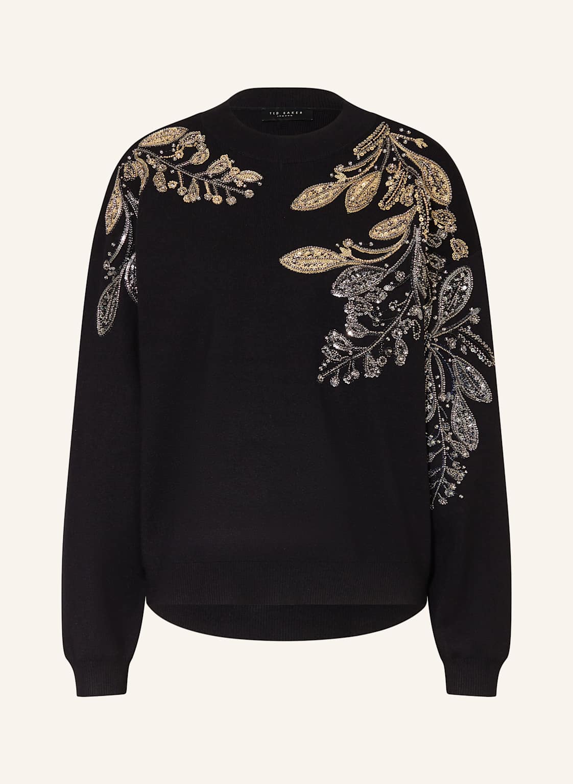 Ted Baker Pullover Rosmrry Mit Schmucksteinen Und Pailletten schwarz Ted Baker Pullover Rosmrry Mit Schmucksteinen Und Pailletten schwarz von Ted Baker