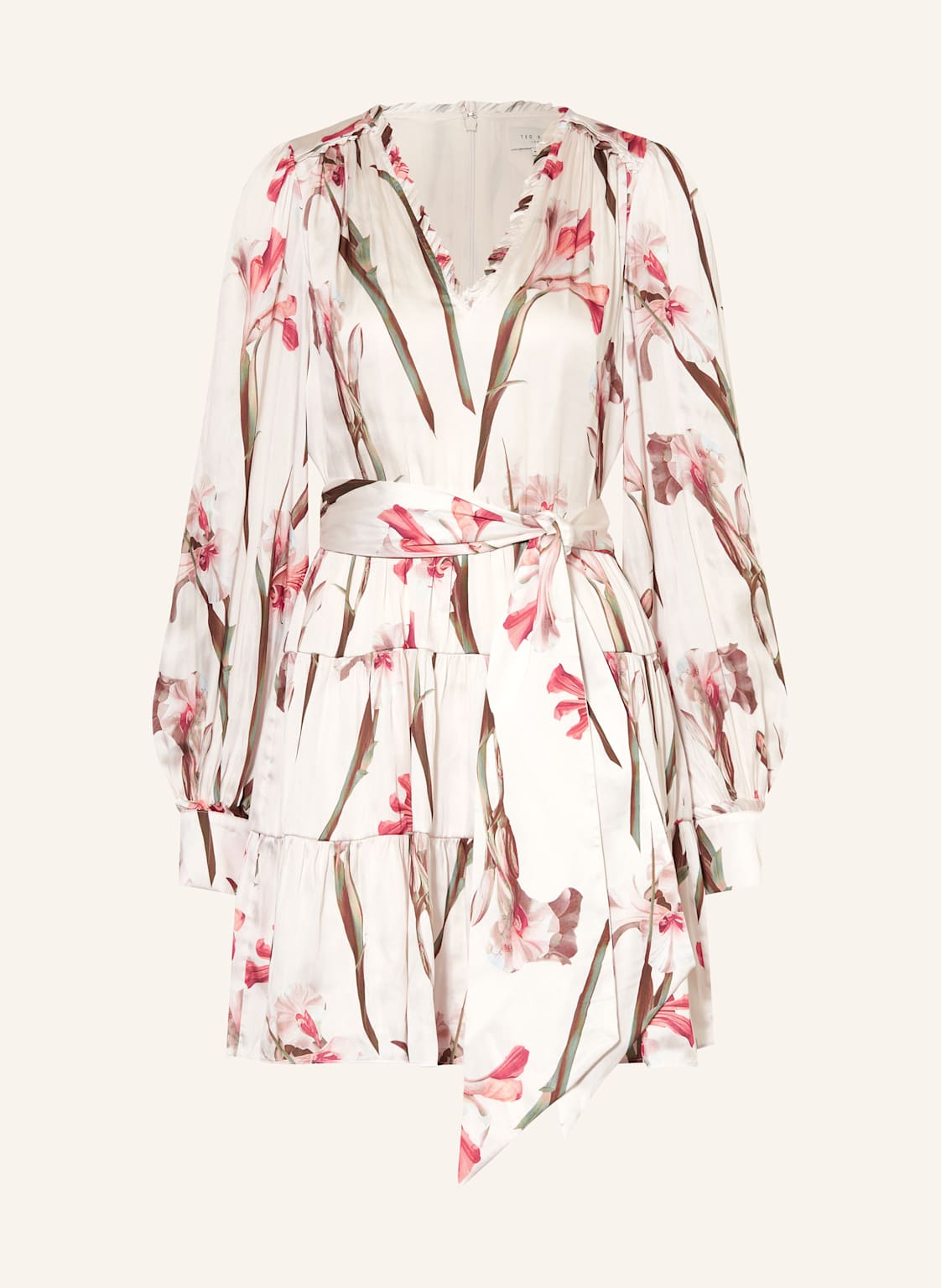 Ted Baker Satinkleid Cuiaba Mit Rüschen weiss Ted Baker Satinkleid Cuiaba Mit Rüschen weiss von Ted Baker