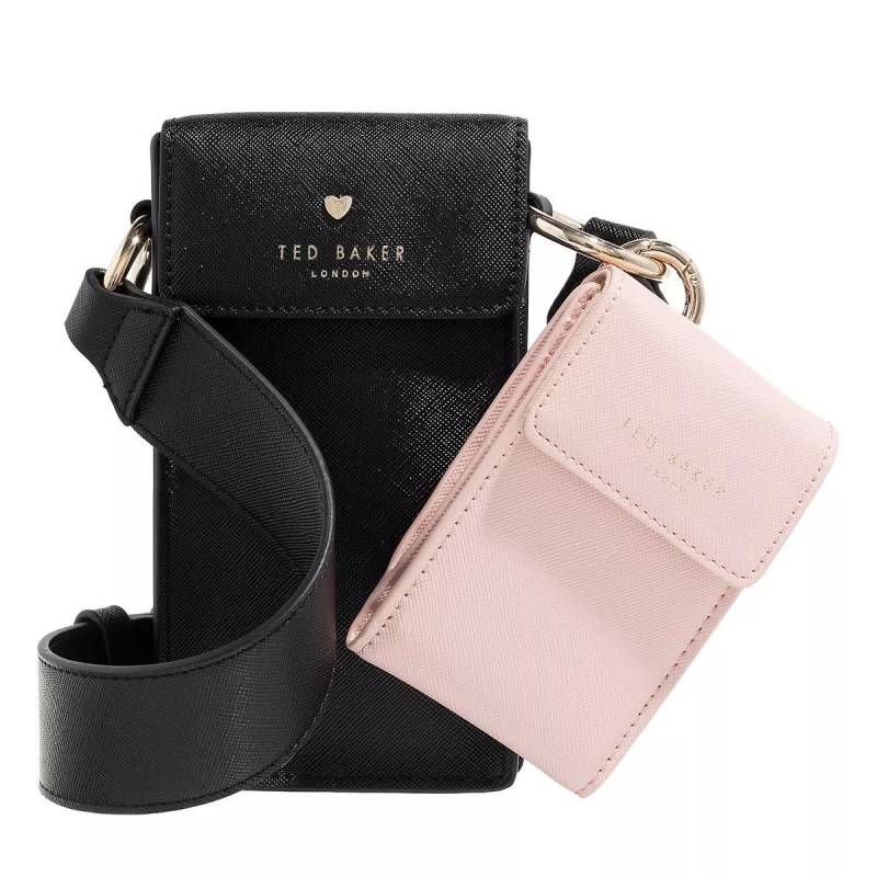 Ted Baker Schultertasche - Shamih Studded Heart Pouch And Card Holder - Gr. unisize - in Schwarz - für Damen von Ted Baker