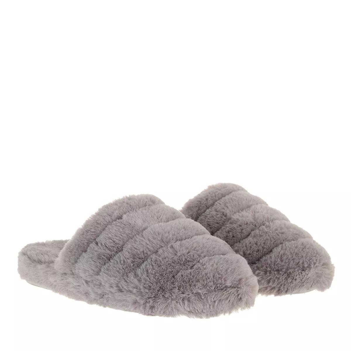 Ted Baker Slipper & Pantoletten - LOPSEY Faux Fur Mule Slipper - Gr. 38 (EU) - in Grau - für Damen von Ted Baker