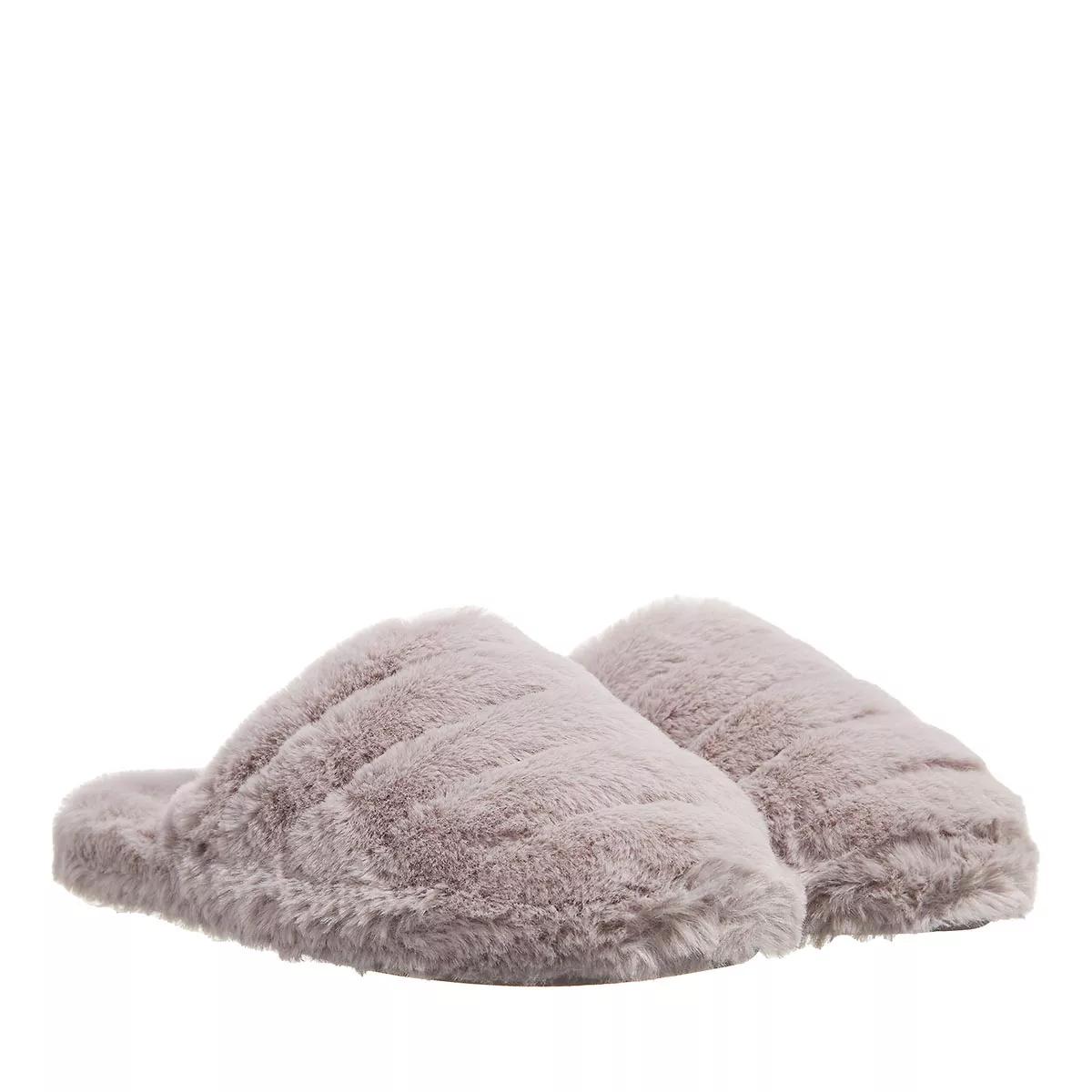 Ted Baker Slipper & Pantoletten - Lopsey Faux Fur Mule Slipper - Gr. 39 (EU) - in Grau - für Damen von Ted Baker