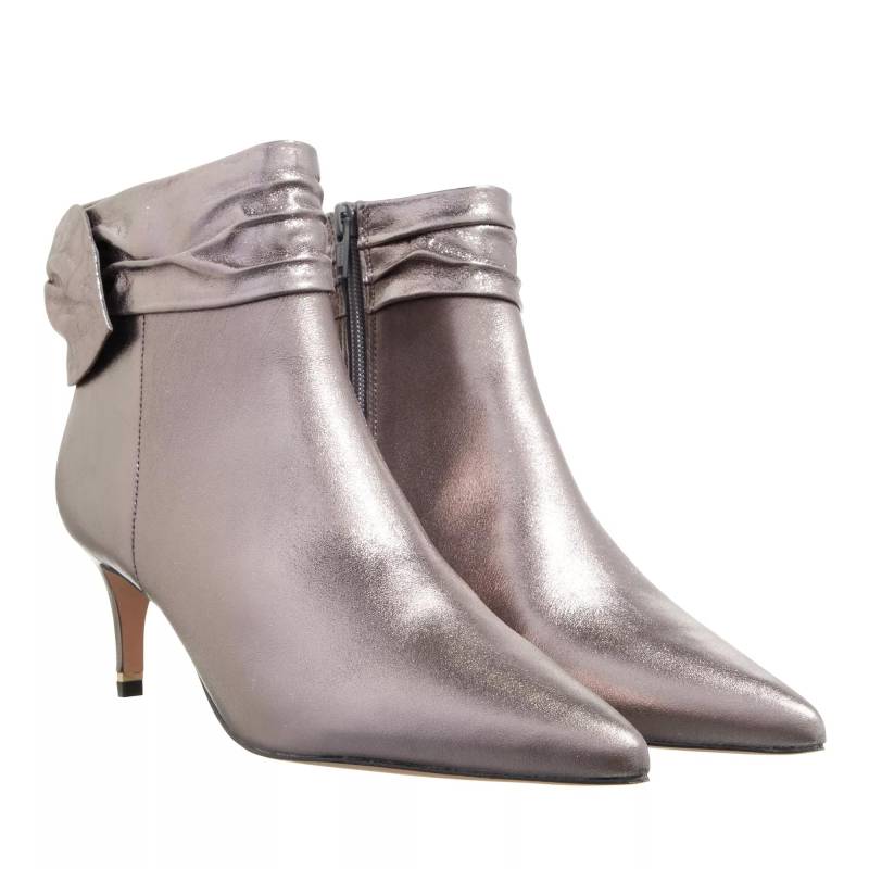 Ted Baker Stiefel & Boots - Yona Suede Bow Detail Ankle Boot - Gr. 41 (EU) - in Gunmetal - für Damen von Ted Baker