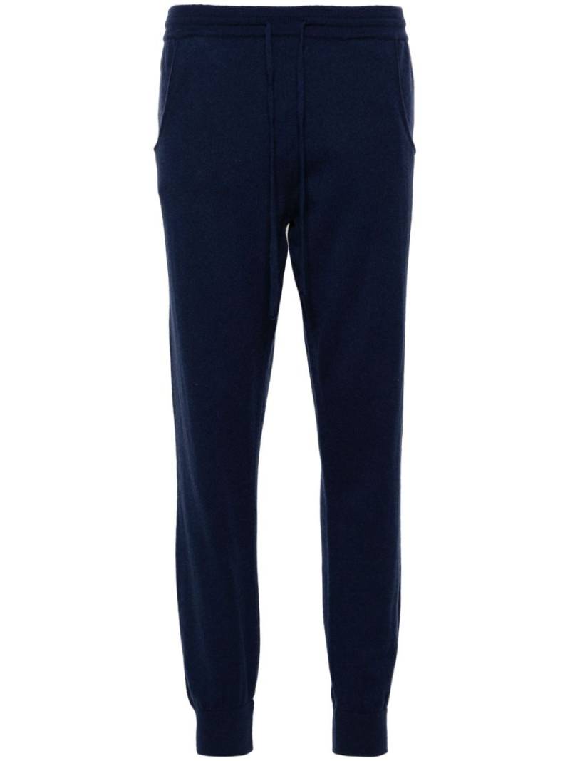 Teddy Cashmere Milano mid-rise track trousers - Blue von Teddy Cashmere