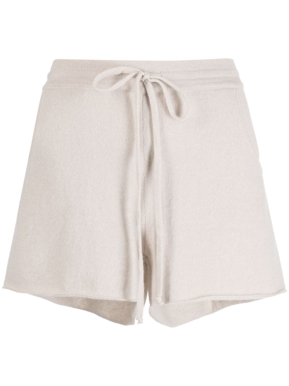 Teddy Cashmere Portofino drawstring cashmere shorts - Neutrals von Teddy Cashmere