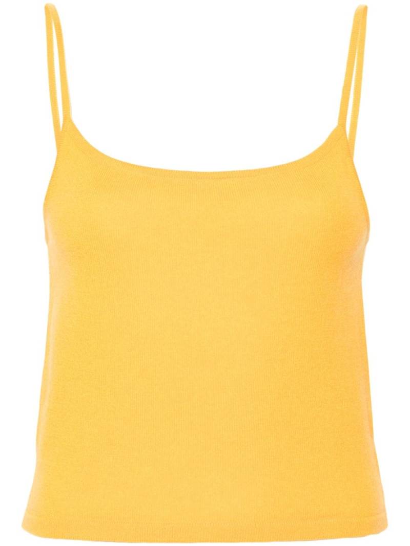 Teddy Cashmere Rapallo cashmere tank top - Yellow von Teddy Cashmere