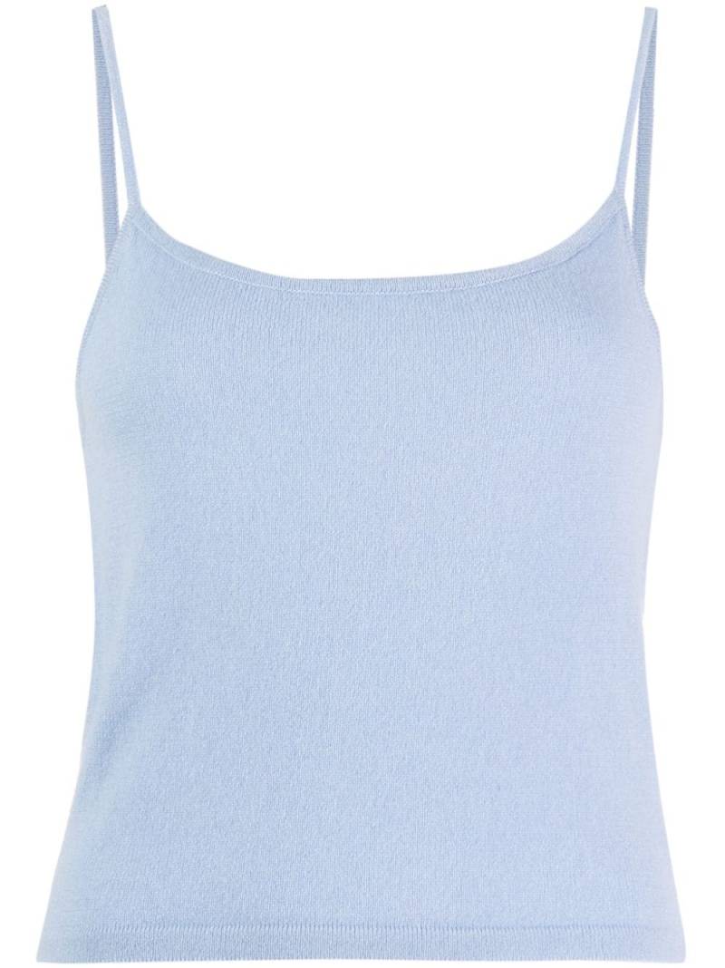 Teddy Cashmere Rapallo cashmere tank top - Blue von Teddy Cashmere