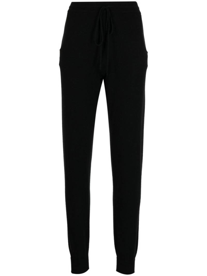 Teddy Cashmere Milano cashmere track pants - Black von Teddy Cashmere