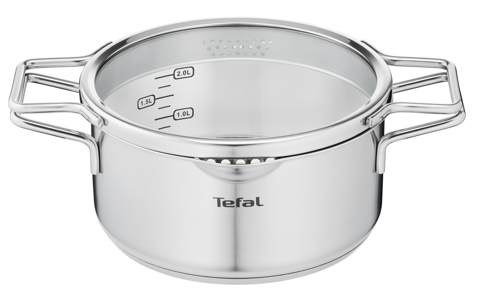 Tefal Kochtopf »Nordica mit Deckel 20 cm«, Edelstahl Tefal Kochtopf »Nordica mit Deckel 20 cm«, Edelstahl von Tefal