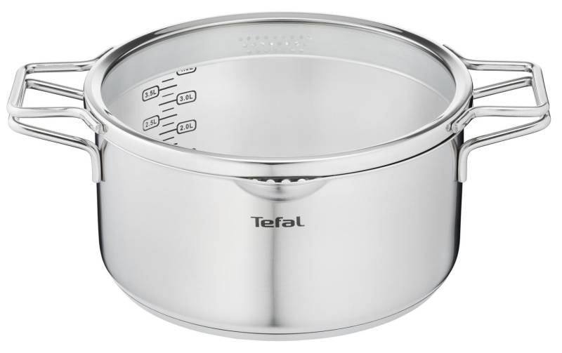 Tefal Kochtopf »Nordica mit Deckel 24 cm«, Aluminium, (2 tlg.) von Tefal