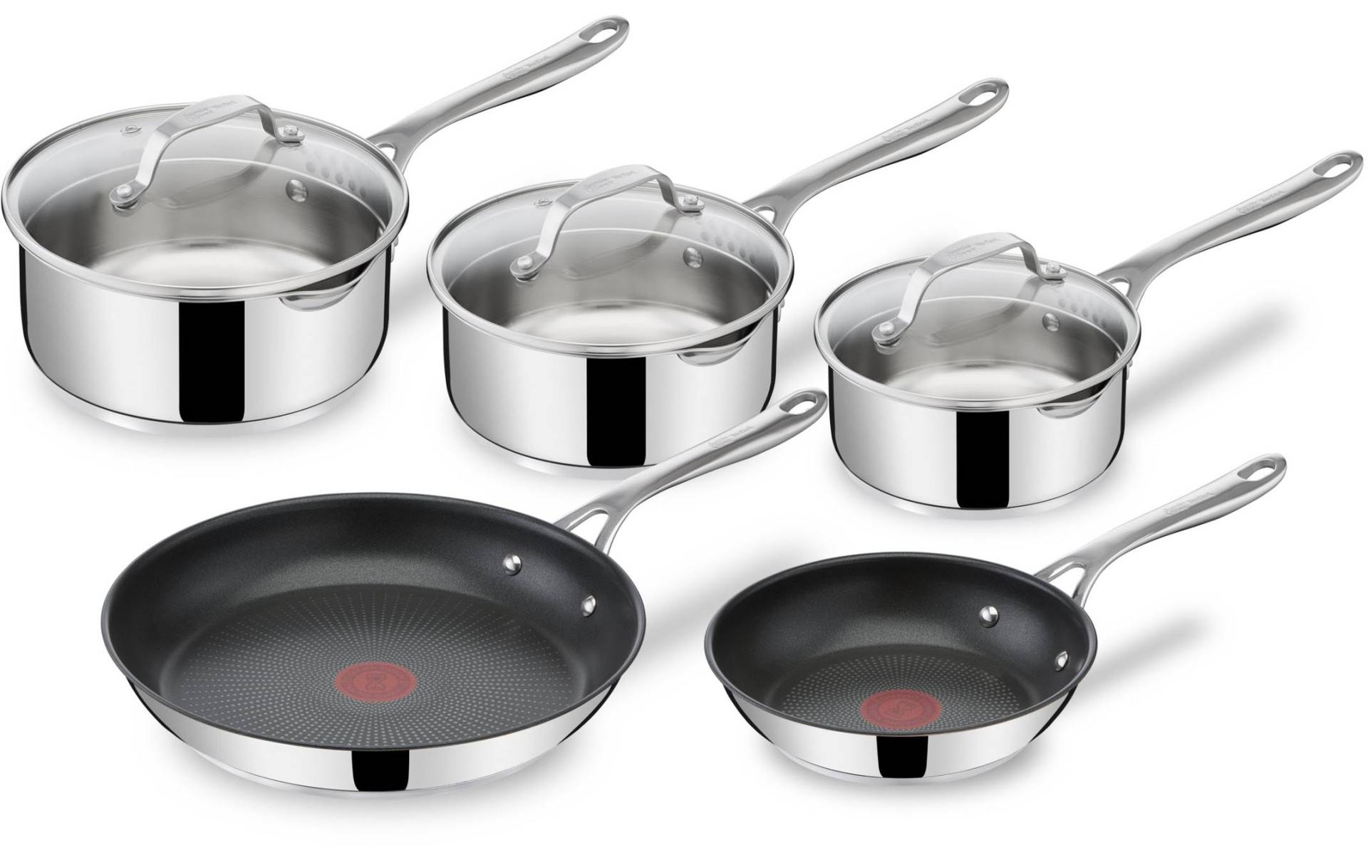 Tefal Pfannen-Set »Oliver Cook's Direct On Pfannen«, Edelstahl Tefal Pfannen-Set »Oliver Cook's Direct On Pfannen«, Edelstahl von Tefal