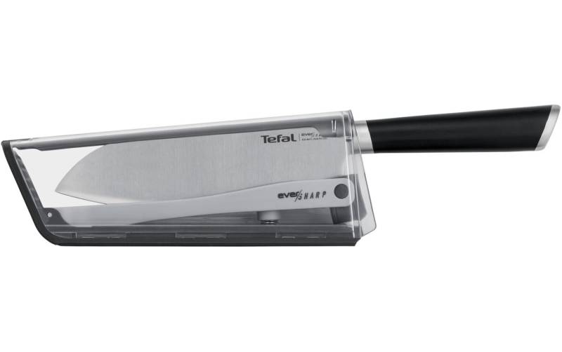 Tefal Santokumesser »Sharp Santokumesser 16.5cm«, (2 tlg., Kochmesser-Schärfer) von Tefal